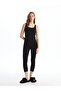 Black U-Neck Women's Tank Top (W5) - 3