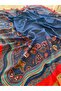 Ethnic 110 X 110 cm Pareo Scarf Shawl Paisley 1757089 - 3