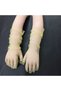 Miva Sparkling Tulle Long Children's Gloves Yellow