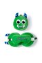 Children's Travel Pillow and Eye Mask-Green Monstarz Monster Plush