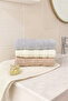 Pearl Pattern 3-Piece Hand and Face Towel Set – 50X90 cm 100% Cotton, Soft Textured, Patterned
