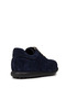 Men's Genuine Suede Navy Blue Casual Shoes - 2