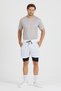 Men's Quick Dry Feature Training Astroturf Fitness Short Leggings Sports Shorts - 4