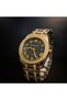 Unisex Luxury Metal Wristwatch with Sim and Stone Detail