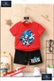 Kids Unisex “Sonic Game Console“ Custom Printed Crew Neck T-Shirt - Shorts Set