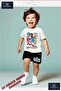 Kids Unisex “Sonic Gotto Fast Coklu“ Custom Printed Crew Neck T-Shirt - Shorts Set - 2