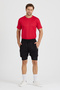 Set of 2 Men's Quick Dry Zippered Training Field Fitness Sports Shorts with Short Leggings - 2