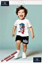 Children's Unisex “Sonic Handing Skateboard“ Custom Printed Crew Neck T-Shirt - Shorts Set - 2