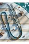 Summer Women's Glasses Rope with Mussel Shell and Ring Bead Detail - 3