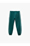 Cotton Elastic Waist Pocketed Fleece-Lined Jogger Sweatpants - 4