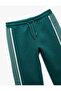 Cotton Elastic Waist Pocketed Fleece-Lined Jogger Sweatpants - 5
