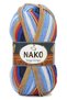 5 Pieces Vega Stripe Premium Acrylic Hand Knitting Yarn Wool No: 82411 - 4