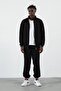 Oversized Unisex Striped Cardigan Tracksuit Set - 8