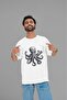 Men/Women Eight Foot Transfer Printed Round Neck Short Sleeve T-Shirt