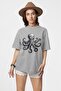 Men/Women Eight Foot Transfer Printed Round Neck Short Sleeve T-Shirt - 2