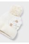 Girl's Scarf, Neck Collar and Gloves Set Cream - 3