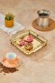 Grape Series Metal Presentation Promise Engagement Tray, Gold Tray Gold Accessory - 8