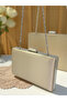 Ten Nude Satin Color Evening Dress Bag Evening Bag Clutch Bag - 7