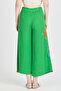 Women's Side Embroidered Wide Leg Trousers 914 - 4