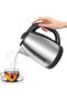 Electric Kettle 2L Stainless Steel Water Boiler with Handle – Fast Boil Auto Shut Off, Hea