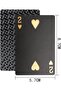 Black Playing Card - Overlay Playing Card -Poker Card-Overlay Playing Card-Plastic Waterproof Card - 8