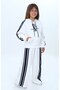 Girls' Sports Tracksuit Set – Oversize, 100% Cotton, 2 Threads, Hooded & Pockets-308 - 6