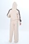 Girls' Sports Tracksuit Set – Oversize, 100% Cotton, 2 Threads, Hooded & Pockets-308 - 7