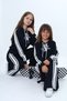 Girls' Sports Tracksuit Set – Oversize, 100% Cotton, 2 Threads, Hooded & Pockets-308 - 2