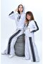 Oversize 2 Thread Girls Sports Bottom & Top Tracksuit Set – 100% Cotton-308 - 2