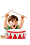 1 Set Children's Snare Drum: Toddlers Music Drum 8 Inch Kids Drum Kid Snare Drum - 4