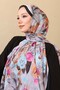 Patterned Shawl Black-Purple İpk113 - 3
