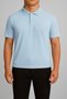 Unisex Baby Blue Short Sleeve Polo Neck Lacoste T-Shirt – School High School Adult Suitable for Use 100% Cotton - 3