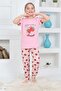 Girls' 100% Natural Cotton Short Sleeve Quality Pajama Set - 3