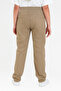 Girls' Waist Drawstring School Camisole Pants Beige G2025-2 - 5