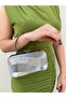 Women's Snake Platinum Leather Evening Dress Clutch Portfolio Bag - 4