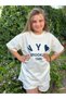 New York Heart Detailed T-Shirt for Girls - 3