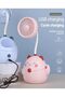 Cat Fan Pen Holder Foldable USB Small Fan - 5
