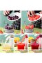 Electric Citrus Juicer – 200ml Portable Automatic Juice Extractor, Red - 4