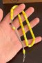 Daily Use Size White and Yellow Airplane Glass Prayer Beads - 2