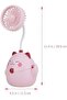 Cat Fan Pen Holder Foldable USB Small Fan - 6