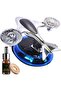 Solar-Powered Car Helicopter Air Freshener – Rotating Propeller Aromatherapy Diffuser, Figh