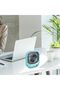Small Desk Fan - Portable Rechargeable USB Table Fan with 3 Speed Settings - 6