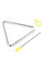 Set of 6 Triangle Musical Instruments, 5 Inch Triangle Percussion - 5