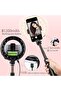 Selfie Stick Tripod with LED Ring Light, 3 Mode 9 Light Settings, USB Charging, Wireless Remo - 8