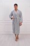 |   Line |   100% Cotton Women / Men Unisex Premium Single Bathrobe