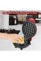 Mini Electric Grill & Waffle Maker – Portable Non-Stick Griddle for Sandwiches, Eggs, Waffl - 3