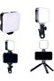 LED Fill Light, 3 Lighting Modes, Rechargeable Selfie Light with Adjustable Mount, High Brigh - 3