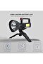 Dimmable COB LED Flashlight – Rechargeable USB Work Light with Adjustable Stand - 5