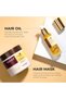 Collagen Hair Treatment Deep Repair Conditioning, Hair Mask Argan Oil Set for Dry Damaged H - 5
