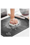 Set of 2 Gray 45x65 Cm Silicone Dough Rolling Mat and Dough Portioner - 4